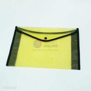 PP Foldable Snap Plastic Pockets File Folder