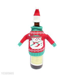 Latest Christmas Bottle Cooler Wool Red Wine Bottle Cover