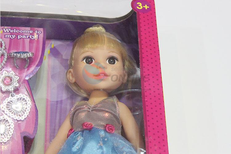 Popular Elaine plastic doll with fashion costume