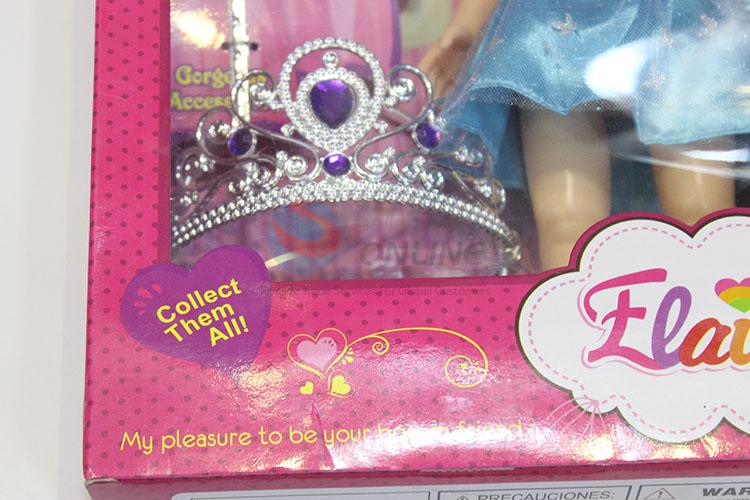 Popular Elaine plastic doll with fashion costume