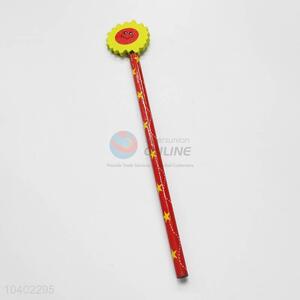 Sun with Spring Wood HB Pencil/Cartoon Pencils for Kids