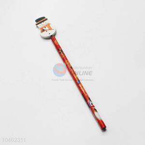 Snowman with Spring Wood HB Pencil/Cartoon Pencils for Kids