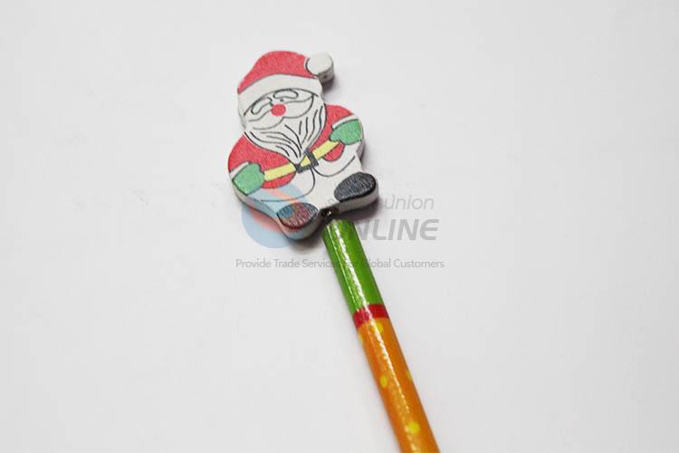 Father Christmas with Spring Wood HB Pencil/Cartoon Pencils for Kids