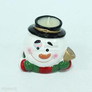 Best Sale Christmas Ceramic Candle Decoration