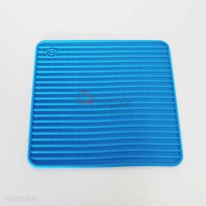 Simple good quality blue silicone heat pad