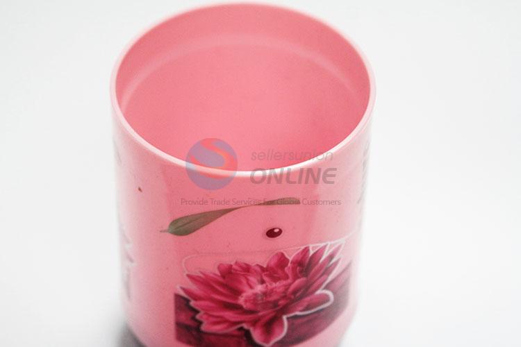 Flower pattern vacuum thermos jug with cup set
