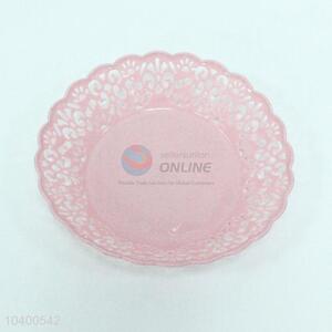 Factory price hallow out fruit plate,20*20*4cm