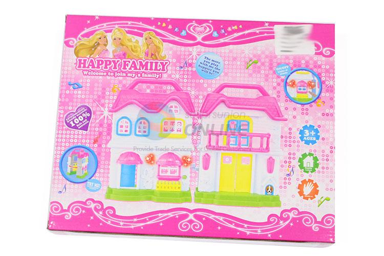 Popular Happy Family Villa Model Plastic Fancy Toy Set