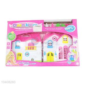 Delicate Design Plastic Villa Model Fancy Toy With Light And Music