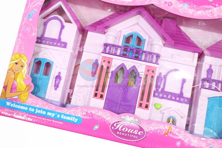 New Design Villa Model Fancy Toy Set With Light And Music