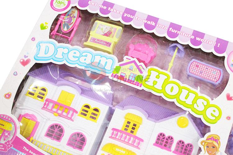 Good Sale Dream House Villa Model Fancy Toy With Music And Light