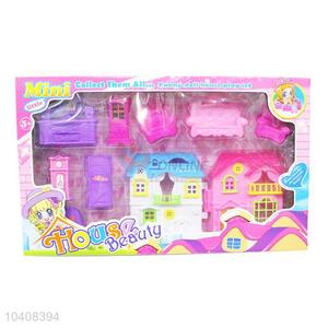 Best Selling Plastic Mini Doll House Play Set