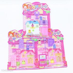 Doll House with Furniture Play Set Toy for Promotion