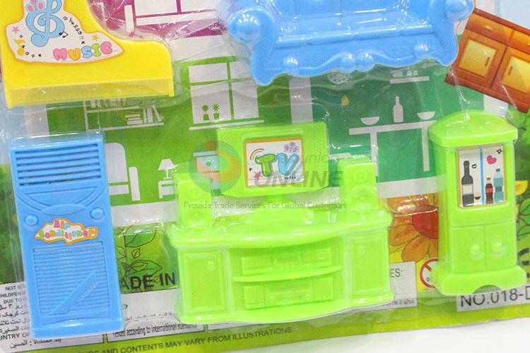 Plastic Mini Toy Doll House Furniture Set with Low Price