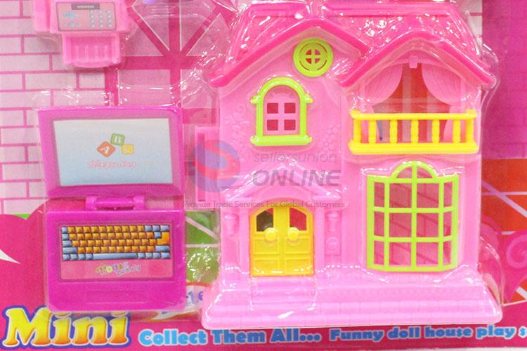 Doll House with Furniture Play Set Toy for Promotion