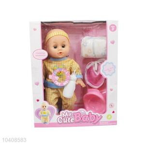 Pretty Cute Girls Pretend Play Take Care Baby Doll Lifelike Baby Toy