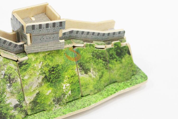 China Manufacturer World Building Wooden 3D Puzzles Set