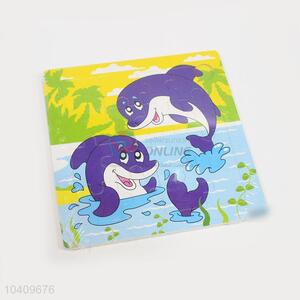 Hot Selling 6pcs Sea World Wooden Puzzles Set For Promotion