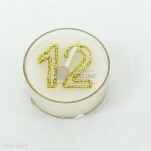Best Selling Number 12 Craft Candle