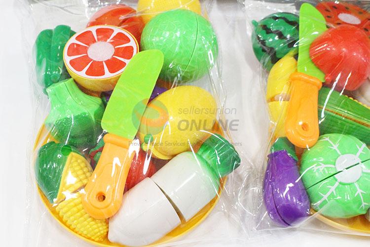 New Arrival Mini Plastic Toys Kitchenware Cutting Cooking Food Toy