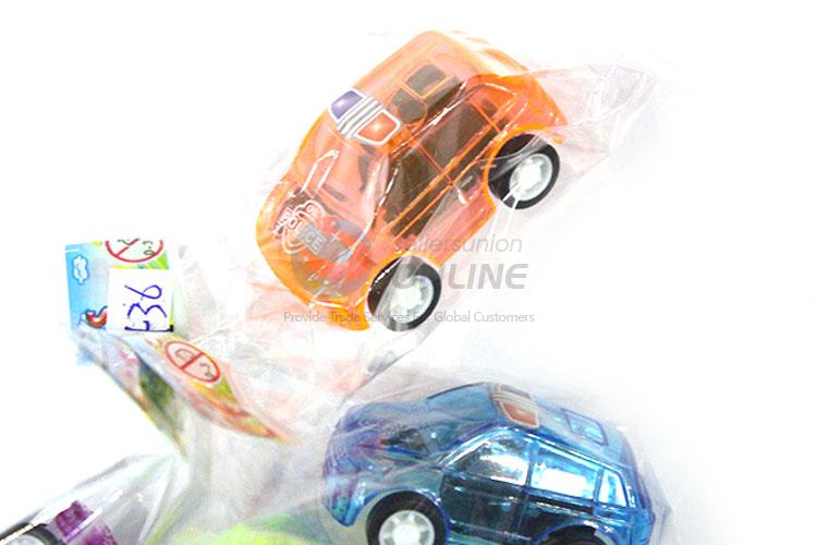 Pull Back Police Car Toys Plastic Vehicle for Promotion