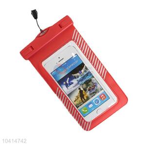 Fluorescent swimming waterproof bag mobilephone pouch for sale