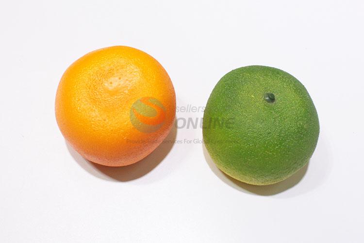 High simulation fake orange decorative artificial fruit