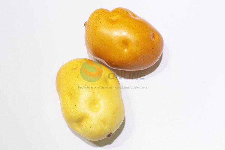 Newest styles simulation promotional foam patato vegetable for Christams gifts