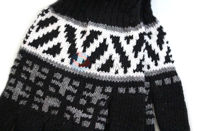 China wholesale promotional warm knitted gloves for adults