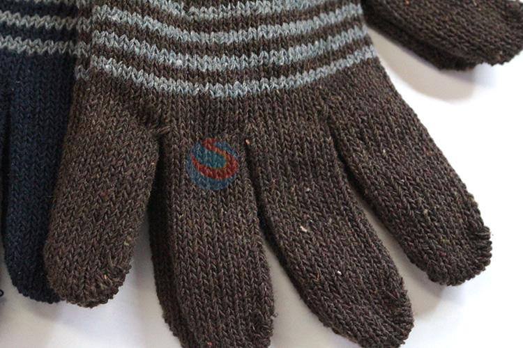 Fancy delicate top quality warm knitted gloves for adults