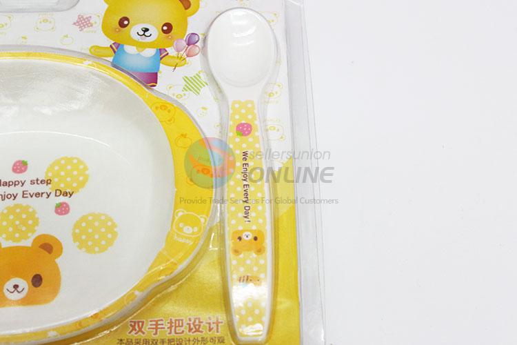 China Factory Price Children Cutlery Set Spork Cute Cartoon Fruit Bowl