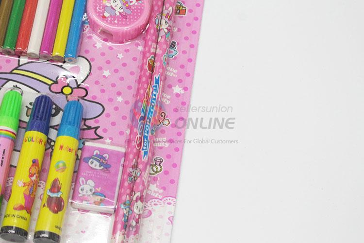 Colored Pencil Watercolor Pen Pencil Eraser Pencil Sharpener Set