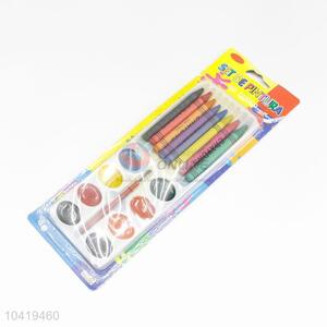 School Artist Paint Palette Crayon Set