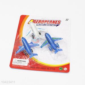China factory price white/blue airplane shape toy