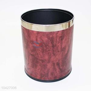 Custom design cheap iron garbage can,25*30cm