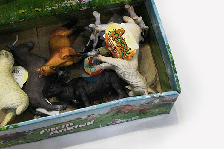 China Wholesale 12 pcs Farm Animal Toys Plastic Toy for Kids