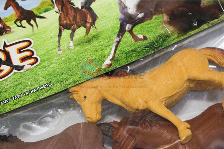 Cheap Professional 6pcs Horse Toys Plastic Toy Animal for Kids