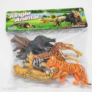 Best Popular Wild Animal Model Toys 8 pcs Simulation Animal Set and Tree