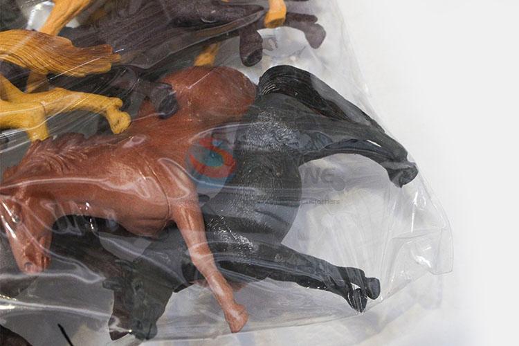 Factory Direct High Quality 8pcs Horse Toys Plastic Toy Animal for Kids