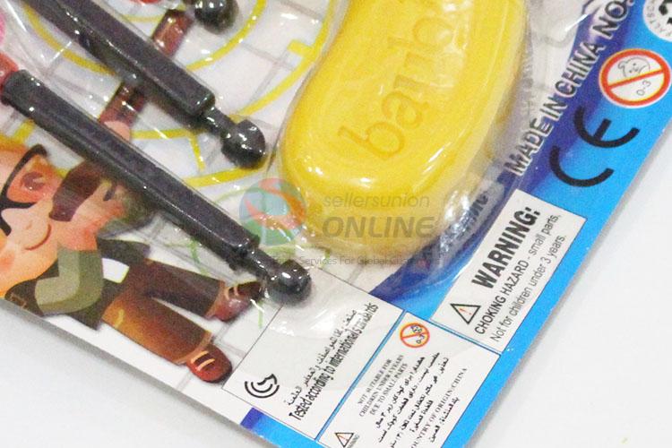 Promotional Plastic 3 Bullet Yellow Air Soft Gun Toys