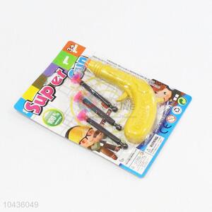 Promotional Plastic 3 Bullet Yellow Air Soft Gun Toys