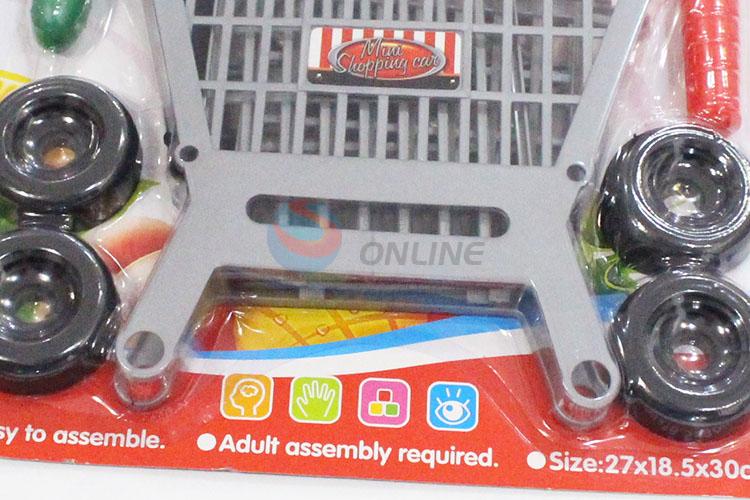 New product cheap best fruit shopping cart model toy