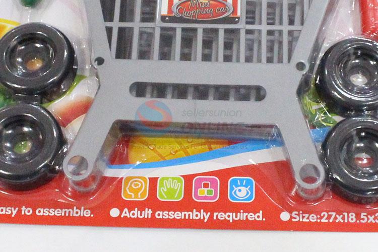Great low price fruit shopping cart model toy