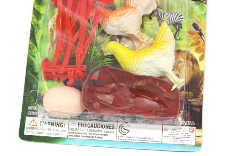 Good Quality Simulation Animal Toy Cute Hens Model Toy