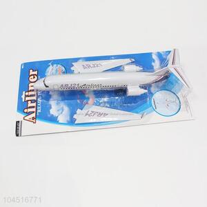 Plastic airline toy white planes