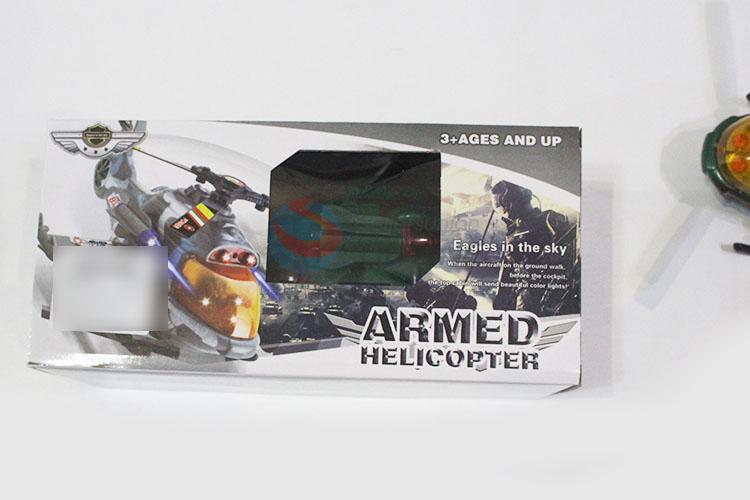 Good Quality Camouflage Helicopter Toy With Light and Music