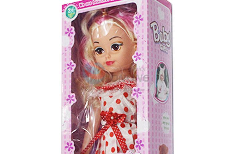 High Quality 18cun Plastic Lovely Toy Plastic Princess Girl with Music