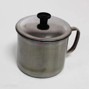 Popular Stainless Steel Teacup/Water Cup with Handle and Lid