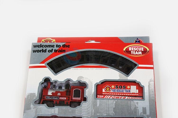 Top Sale Fire Rescue Train Toys for Children