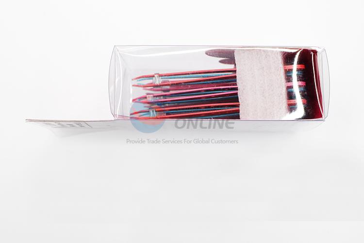 Hot-selling new style colorful 12pcs tweezers